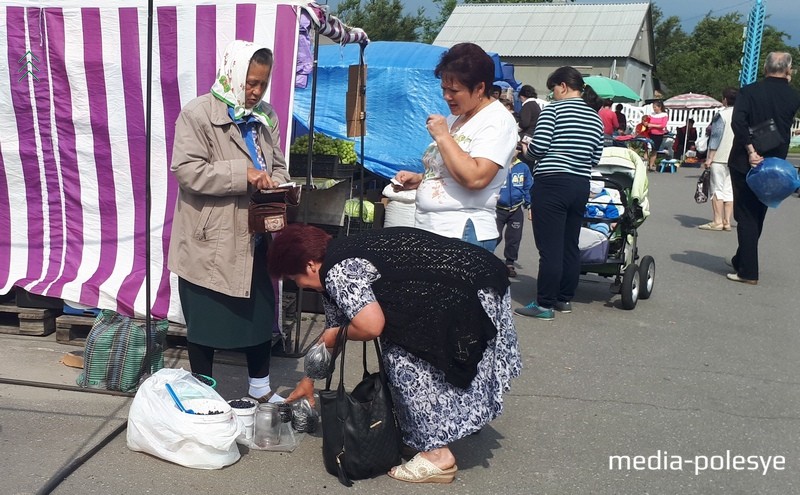 Чернику покупают охотно