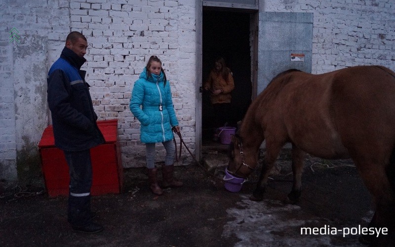 Некоторых лошадей удаётся тайком подвести к крану с водой