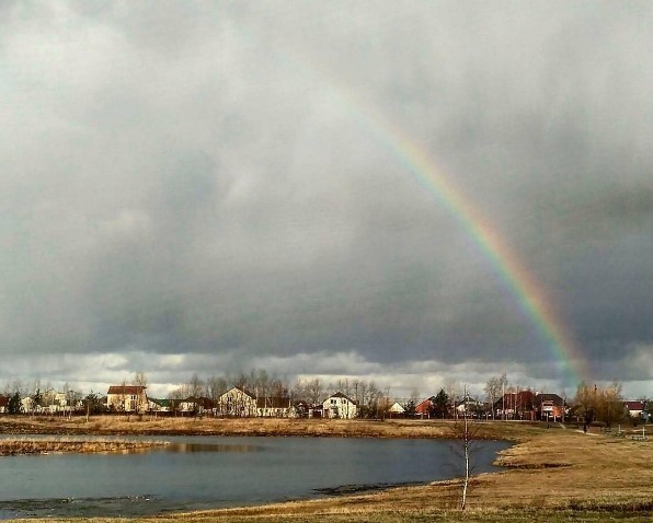 #беларусь #лунинец #luninets #spring, #rainbow, #aftertherain, #beautifulnature