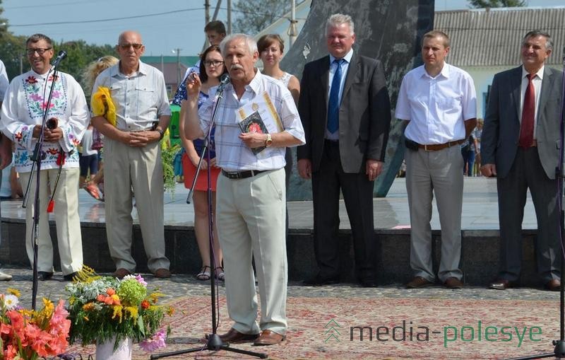 Георгий Марчук приветствует земляков