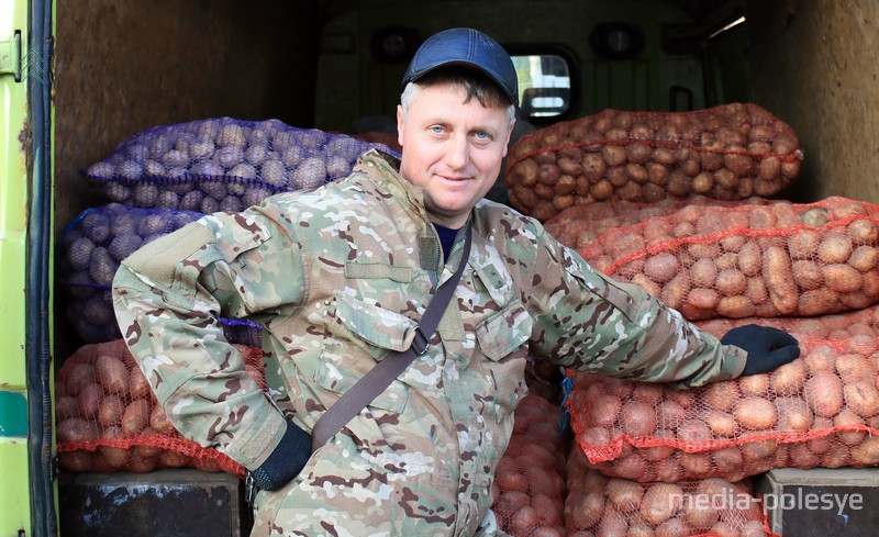 Валерий Шпакевич и его урожай