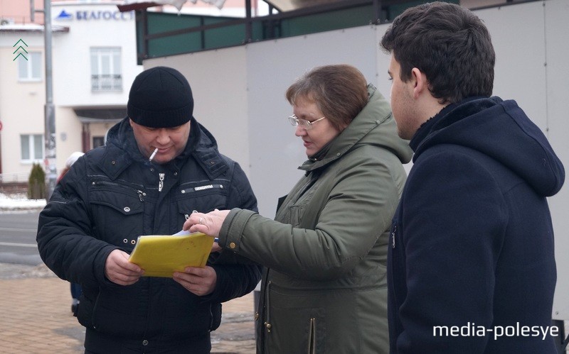 Сбор подписей за отмену Декрета в Пинске