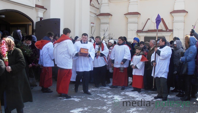 Святочная працэсія пасля літургіі