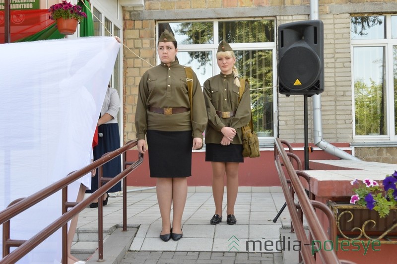 Участники театрализованной постановки