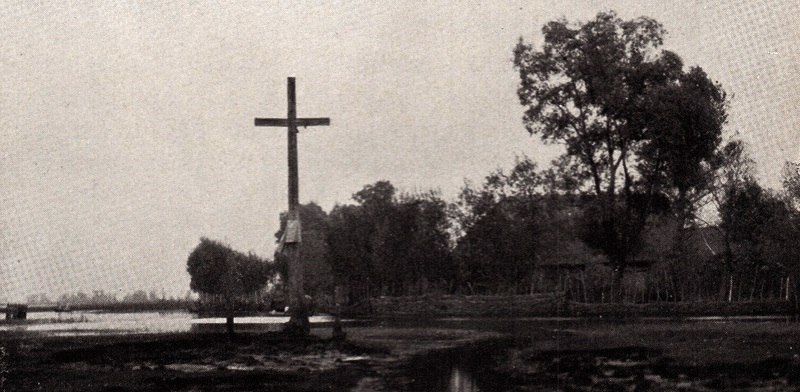 Крыж у Тупчыцах, 1934 год, фота Луізы Бойд