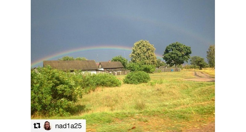 #вясёлка #радуга #лунинец #лунiнец #беларусь #природа #nature #rainbow #belarus #luninets