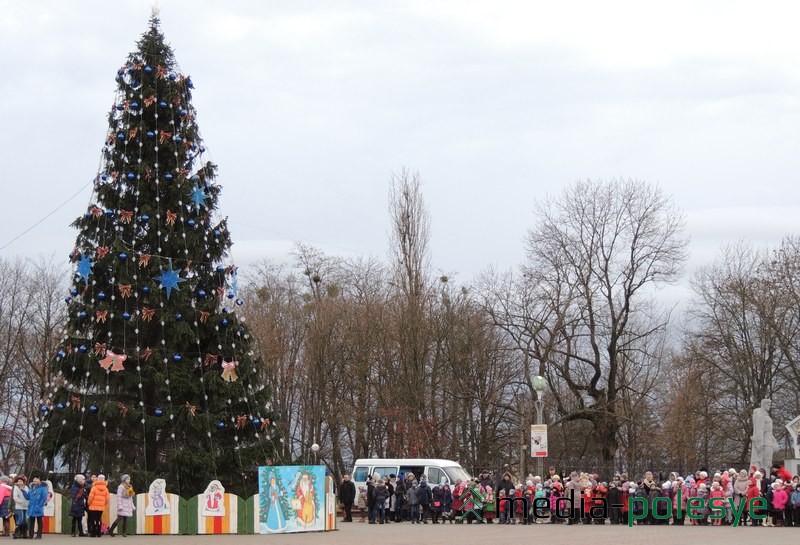 Главную ёлку района в 2014 году открыли 23 декабря