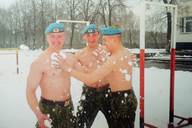 Во время службы в ВДВ в Марьиной Горке