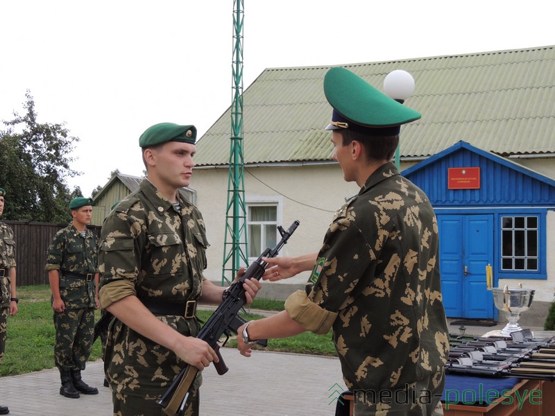 Этот солдат проходит срочную службу на погранзаставе «Городная»