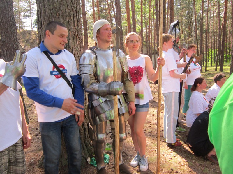 Фотосессия ОО Ганцевичская РО «БелОИ» с гостями слёта реконструкционным клубом «Кантон Цюрих» СДК «Урожайное» Ляховичского района