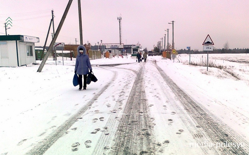 Дорога на погранпереход =Невель=