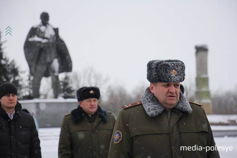 Начальник Пинского ГРОЧС Вячеслав Лозюк