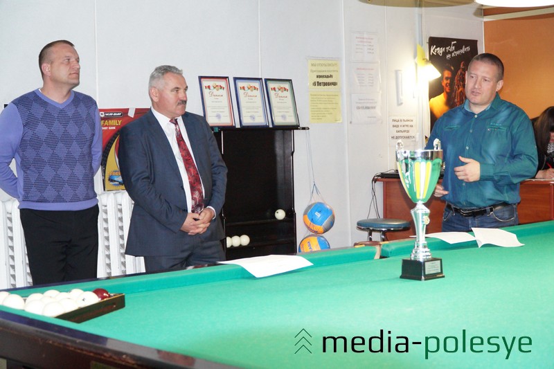 Организаторы турнира (слева направо) - Юрий Мартынковский, Геннадий Конопацкий, Андрей Лукашевич