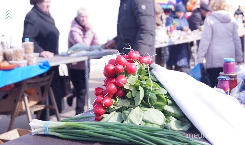 Редис и лук нового урожая