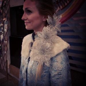 В роли Снегурочки Наталья Конончук из Столина. Фото со странички «ВКонтакте» Н.Конончук