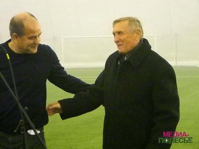 Александр Зарибко и его первый тренер Владимир Шумарин