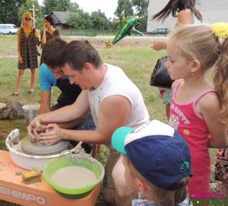 Майстар-клас праводзіць Мікалай Нупрэйчык