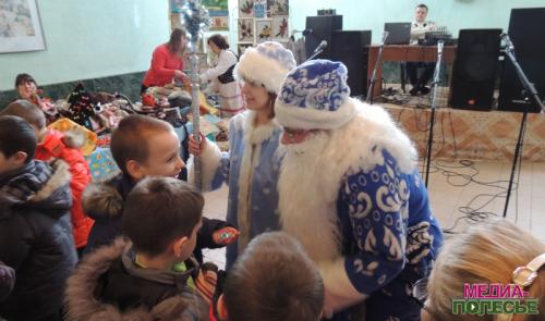 Николай Клюско в роли Деда Мороза