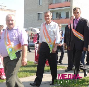 Пётр Мокиевец, Александр Левковец, Михаил Пацукевич из СПК «Федорский»