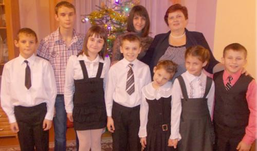 С детьми. Фото из личного архива С.Конончук