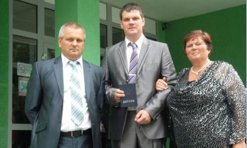 С сыном Павлом. Фото из личного архива С.Конончук