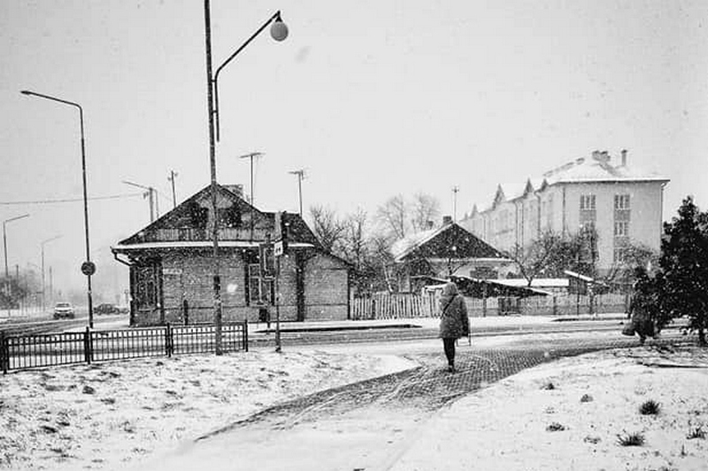 Заснеженная улица Первомайская