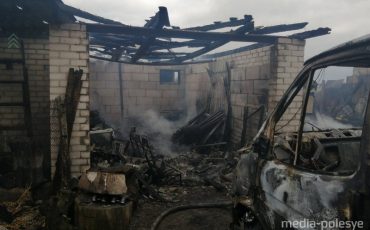 Фото предоставлено Лунинецким РОЧС