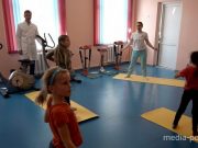 Игорь Леонидович Невар во время занятий ЛФК