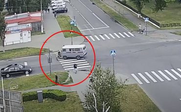 Скриншот видео ДТП