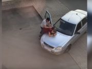 Скриншот видео задержаний в Пинске