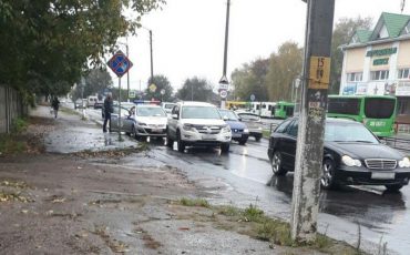 ДТП на автовокзале ул.Железнодорожная. Фото из группы 