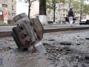 После ракетного обстрела. Фото: ArmenianUnifiedInfoCenter