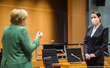 Светлана Тихановская на встрече с Ангелой Меркель / Фото: www.dw.com