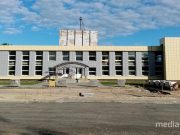 Лядецкий СДК во время реконструкции летом 2020 года