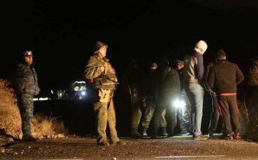 Место крушения вертолета Ми-24 ВС РФ / Фото: © Станислав Красильников/ТАСС