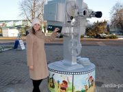 Дина Грушевская со своим творением