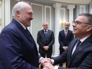 Встреча с Фазелем / Фото: пресс-служба Лукашенко