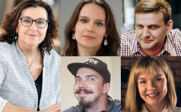 Юлия Слуцкая, Алла Шарко, Сергей Ольшевский, Петр Слуцкий, Ксения Луцкина / Фото из соцсетей