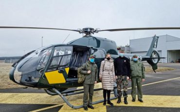 Министр внутренних дел Литвы Агне Билотайте проверила охрану границы с Беларусью. Фото: vrm.lrv.lt