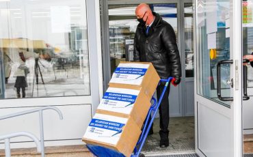 Так выглядела отправка коллективного письма против санкций / Фото: 1prof.by