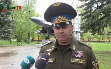 Вомандующий ВВС и войсками ПВО Игорь Голуб / Скриншот из видео