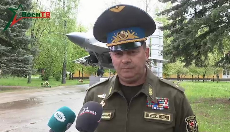 Вомандующий ВВС и войсками ПВО Игорь Голуб / Скриншот из видео