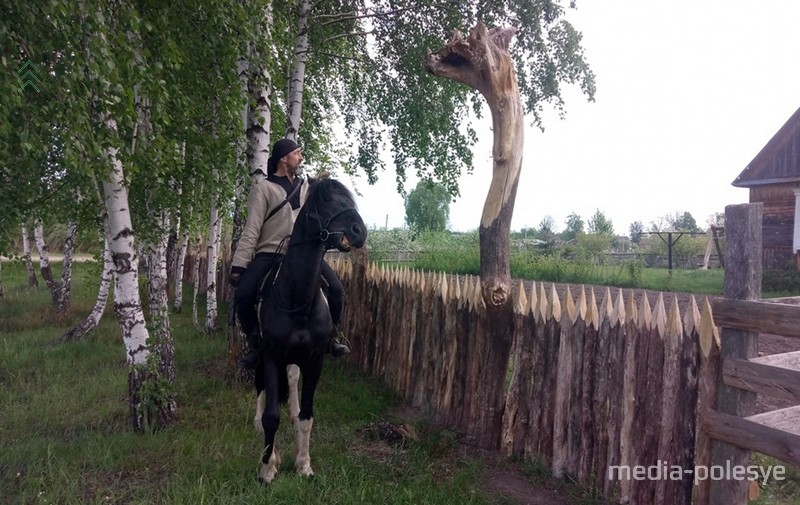 Общий вид правой стороны забора