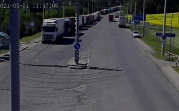 Бенякони утром 31 мая / Скриншот с gpk.gov.by