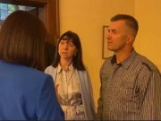 Наталья и Дмитрий Протасевичи. Скриншот видеозаписи Офиса Светланы Тихановской