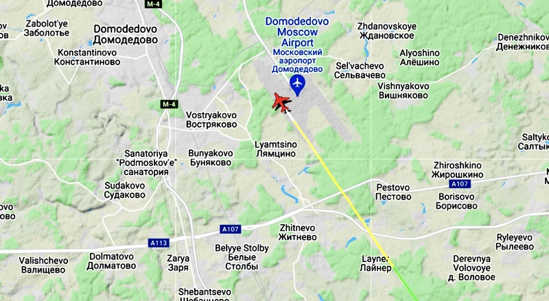 Данные Flightradar24