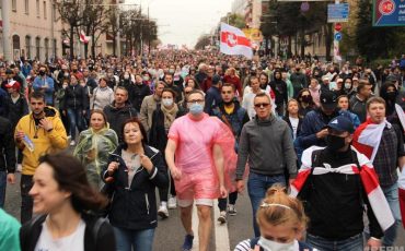 Марш протеста в Минске. 27.09.2020 / Фото: Reform.by