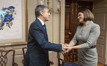 Светлана Тихановская встретилась с госсекретарем США / Фото: пресс-служба политика