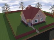 Так будет выглядеть новый дом в Жидче. Фото Пинского райисполкома