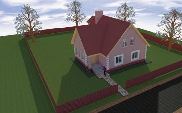 Так будет выглядеть новый дом в Жидче. Фото Пинского райисполкома